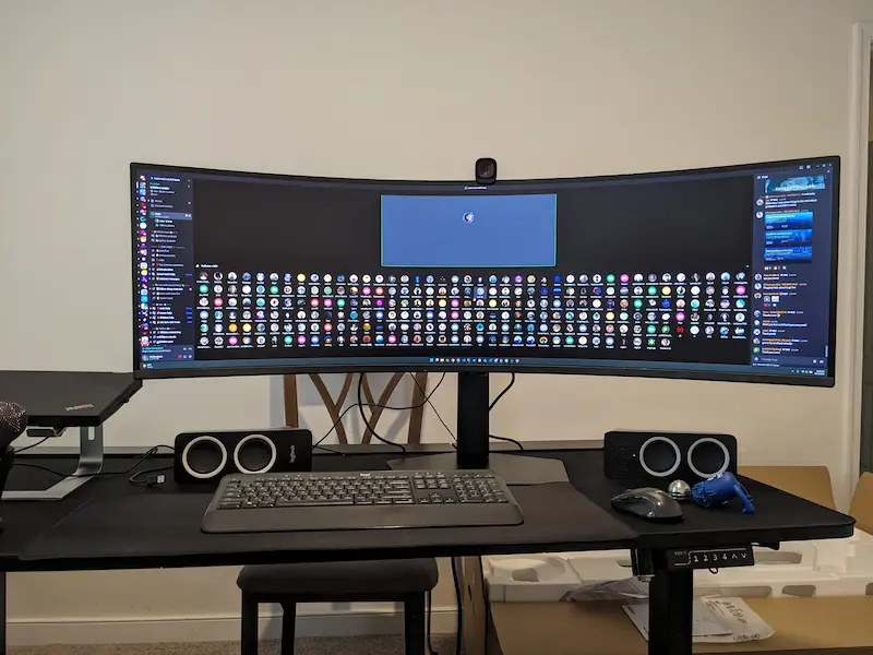 Samsung 49-inch Odyssey G9 setup